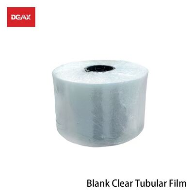 Bom preço Consumíveis para máquinas de embalagem Filme de tubo transparente em branco de 200-350 mm Filme de tubo branco leitoso de um lado. on-line